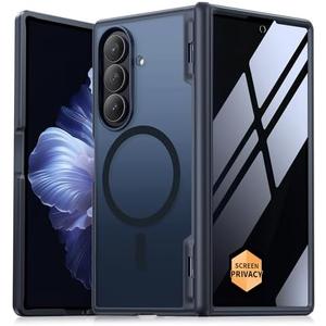 Amazon.com: MOBOSI Magnetic for Z Fold 7 Case with Privacy Screen Protector, Samsung Galaxy Z Fold7 Cover[Compatible with Magsafe & Full Body Hinge Protection] Shockproof Phone Cases for zfold 7, Jet Black : Cell Phones & Accessories