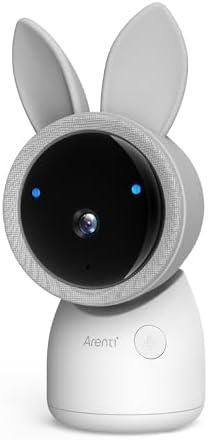 ARENTI Baby Mnitor 3T with 360° View, 2K Temp & Humidity Sensor, Night Vision & Two-Way Audio