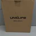 Uniclife Wall Mount Mailbox for Outside, Large Locking Mailbox with Combination Lock, Security Mail Box for House, Safe Key Drop Box, Post Box, Steel Cash Drop Box for Home Office School, Black (Blcak)