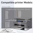GPR-53 GPR53 Toner Cartridge for Advance C3530 C3530i C3525 BCMY