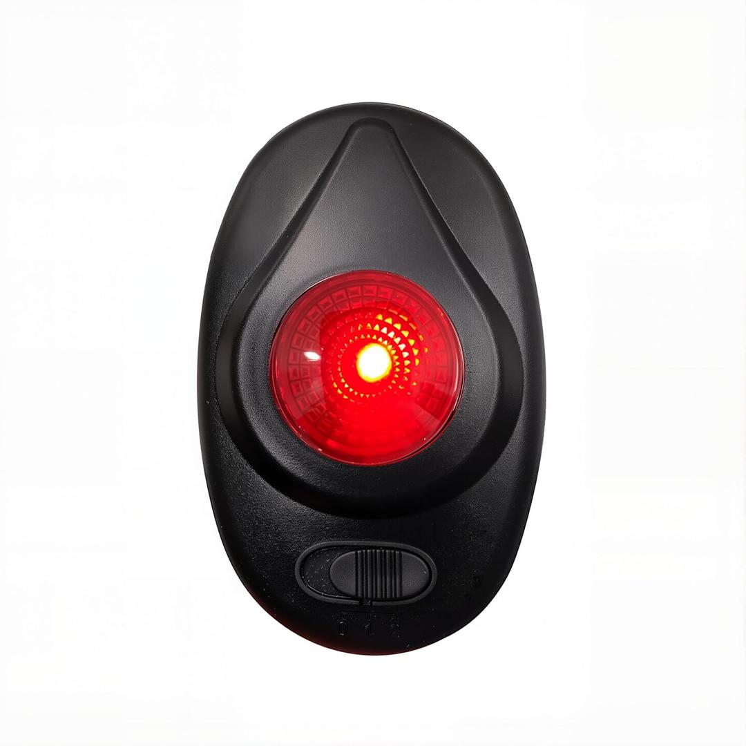 Electric Fence Alert Live Fence Indicator Electronic Fence Fault Finder for Farm Waterproof Fence Voltage Alert Clips to Wire or Tape Fences Black