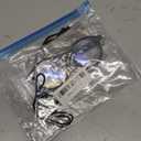 ZENOTTIC Reading Glasses Blue Light Blocking Round Glasses for Men Women Magnification 0.0 1.0 1.5 2.0 2.5 3.0 3.5 (Black)