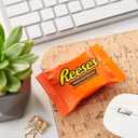 REESE'S Milk Chocolate Snack Size Peanut Butter Cups, Candy Pantry Pack, 13.75 oz (25 Pieces)