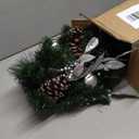 9ft Pre-Lit Artificial Christmas Garland with Mixed Decorations and LED Lights