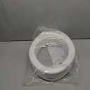 Carex Toilet Seat Riser, Elongated Raised Toilet Seat Adds 3.5 inches to Toilet Height, for Assistance Bending or Sitting, 300 Pound Weight Capacity Toilet Riser