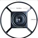24 Inch Heavy Duty Recliner Chair Swivel Ring Base Kit with 10 inch Swivel Plate, Chair Replacement Parts Bottom Mechanism