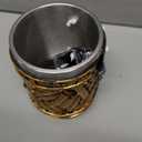 Stainless Steel Bullet Pattern Beer Mug, Bullet Tumbler, Revolver Gun Bullet Beer Cup, Pistol Shape Handle Coffee Tea Mug Wine Glasses, Creative Gift for Dad Men Veteran Souvenirs