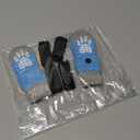 PUPTECK Double Side Anti-Slip Dog Socks with Adjustable Straps for Indoor Wear - 2 Pairs Pet Paw Protection Traction Control Socks on Hardwood Floor (X-Small (4 Count), Blue)