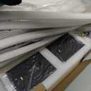 Hardwired Modern Wall Sconce set of Two with Remote Control, Dimmable LED Wall Sconces Lighting set of 2, Big Size Black Wall Light, LED Wall Lamp for Bedroom Living Room Bathroom 40.5" Length