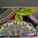 Mandala Flower Tablecloth Table Cover Washable Tabletop for Kitchen Dinning Decoration Rectangle 60x90inch