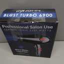JOHN Professional Hair Blow Dryer, Fast Drying Powerful 2200W, Ionic for No Damage to Hair, Blast Turbo 6900, Black