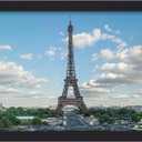upsimples 8x24 Picture Frame, Display Pictures 6x22 with Mat or 8 x 24 Without, Wall Hanging Photo Frames, Black, 1 Pack