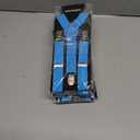 10 x trilece Child Kids Boys Girls Toddlers Infant Baby Suspenders Adjustable Y Back Suspenders (5 Months to 6 Years, Light Blue)