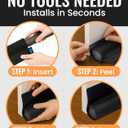 Everlasting Comfort One Sided Door Draft Stopper for Bottom of Doors - Quick Install Sound Proofing Strip Gap Filler, Cold Air & Noise Blocker Sweep for Home, Bedroom and Apartment- Fits 36" Doors