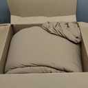 Bedsure King Comforter Set, Brown Soft Prewashed Bedding for All Seasons, 3 Pieces GentleSoft Bed Set, 1 Lightweight Comforter (104"x90") and 2 Pillowcases (20"x36")