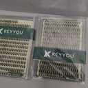 Lash Clusters 300pcs Individual Lashes 30D 0.07C Curl 9-18MIX DIY Eyelash Extension KEYYOU Large Tray Volume Soft&Natural Cluster Lashes(30D-0.07C,9-18MIX) , Set of 2