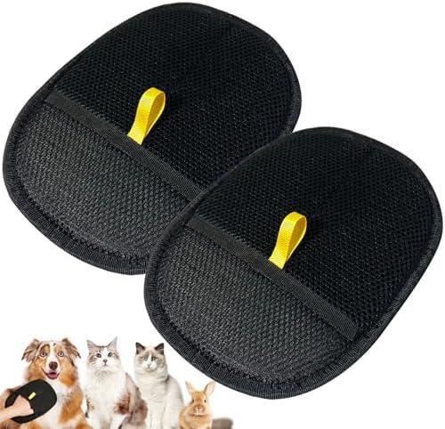 4pcs Pet Hair Removal Glove for Cats Dogs,2025 Electrostatic Pet Hair Remover Grooming Removal Gloves for Pets Hair,Hair Remover Gloves for Couch Clothes Carpet Bed Furniture Pet Grooming