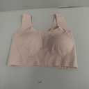 Floatley Cozy Bra Comfort Wirefree Full Coverage Seamless Bra with Embedded Pad for Women (Medium, Adobe Rose)