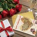 Supoeguk Lovely Valentine's Day Card Gift for Dog Dad, Funny Dog Dad Valentines Gift Ideas, Happy Valentine's Day Card from Dogs