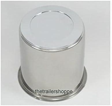 Stainless Steel Chrome Center Cap Cover for Trailer Wheel EZ Lube 3.19 319EZSS