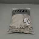 Decorative Linen Throw Pillow Covers 24x24 Set of 2 Solid handcrafted Striped Cushion Covers for Bed Soft Modern Farmhouse Neutral Pillowcase for Couch Bedroom Living Room Home Decor(Natural Beige)