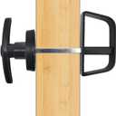 4" T-Handle Shed Door Lock Handle with Lock Keyed Alike Garage t Handle Shed Latch Hardware Locking Handle 4.5" T-Handle Lock with 4 Keys & 1 Allen Wrench 1kit