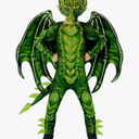 Morph Green Dragon Costume for Kids, Dragon Wing Costume for Boys, Halloween Dress-Up, Fun Outfit, Size M
