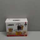 Bialetti - Mini Express Lichtenstein: Moka Set includes Coffee Maker 2-Cup (2.8 Oz) + 2 shot glasses, Yellow, Aluminium