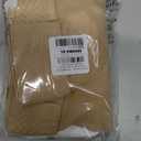 Truform 20-30 mmHg Compression Stockings for Men and Women, Thigh High Length, Dot Top, Closed Toe, Beige, X-Large