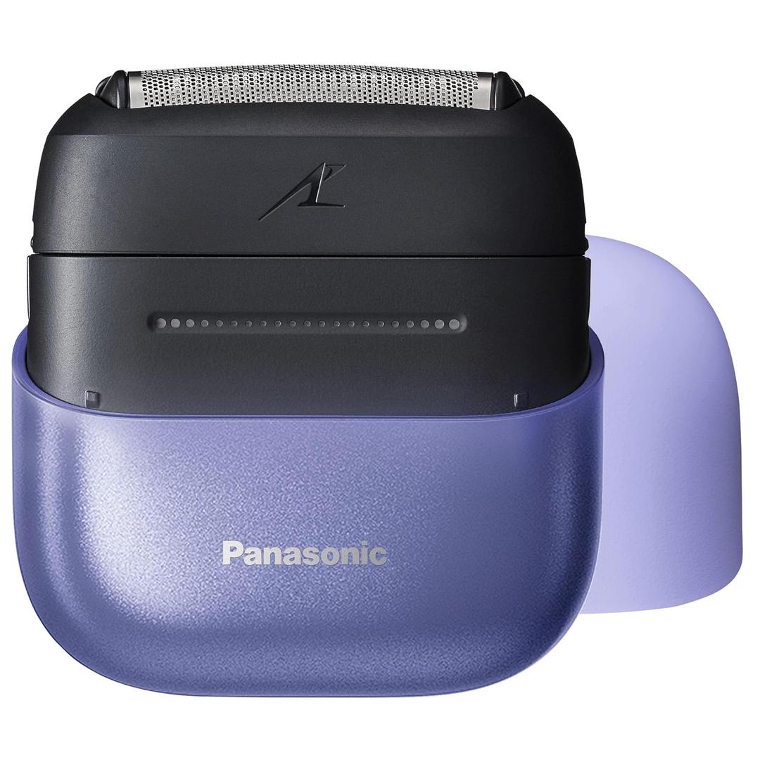 Panasonic Swipe Right Travel Shaver for Women, Portable Electric Razor with USB-C Charging, 3-Blade Cutting System for Dry or Wet Use - ES-CM3A-V (Violet)