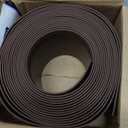 Vinyl Wall Base Baseboard Molding Trim 4" Flexible Self Adhesive Rubber Wall Base Moulding Trim Peel and Stick Design, 4 Inch x 20 Feet, Brown