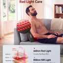 FliKEZE 4-in-1 Back Massager with Red Light 660/850nm Cordless 5000mAh