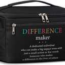 Difference Maker Gifts Employee Thank You Gifts for Men Coworkers Appreciation Inspirational Lunch Bag Leakproof Cooler Tote Bag Office Present Tote for Assistant Principal Boss Coworkers Manager