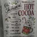 Stupell Industries Old Fashioned Hot Cocoa Holiday Cooking Instructions, Designed by Anne Tavoletti White Framed Wall Art, 16x20 (20L" x 16W", Off-white)