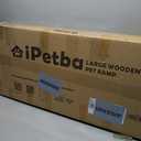 Foldable Wooden Dog Ramp & Pet Stairs - 5-Level Non-Slip Pet Steps for Dogs & Cats, Balanced Indoor/Outdoor Use.