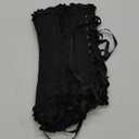 SZIVYSHI Corset Tops for Women, Bustier Shapewear Lingerie, Lace Waist Push Up Bodysuit (Small, Black)