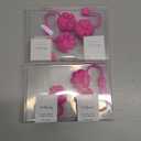 3Pcs Cute Straw Toppers for Stanley Cups - Cat Paw Straw Cover Cap for Stanley Cup Accessories, Reusable Rose Red Silicone Covers Compatible with 30&40 Oz Tumbler 2 PACK