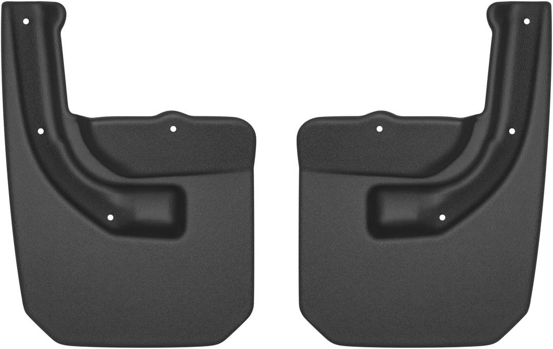 Husky Liners Custom Mud Guards | Fits 2018-2026 Jeep Wrangler (JL), 2018 Wrangler (JK) | Rear Set, 2-pc Black - 59151