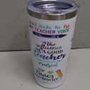 Teacher Gifts,Teacher Appreciation Gifts,Teachers Christmas Birthday Gift from Students,Back to School Gift for Women,20oz Stainless Steel Tumbler Cup