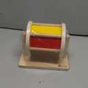 Montessori Baby Toys Play Kit Montessori Mirror Peekaboo Knob Puzzle, Medium Spinning Drum and Rainbow Fabric Ball Kit Toys for 6-12 Months Toddlers