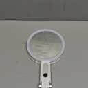 Travel Makeup Mirror with Lights, 1X/20X Magnifying Lighted Makeup Mirror with LED Display ,2-Sided Rechargeable Beauty Mirror with 3 Color Lights & Touch Control, Adjustable Vanity Mirror for Women (Silver)