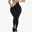 SCARBORO Sauna Sweat Pants for Women High Waist Compression Slimming Weights Thermo Legging Workout Body Shaper Sauna Suit Large