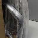 Vaunn Medical Deluxe Spa Shower Chair with Arms and Back, Bath Seat for Seniors, 350 lbs Max Weight, White With Light Gray Arms