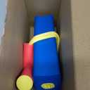 Jerify 3 Pcs Pogo Stick Foam Jumper Toy Foam Pogo Fun and Safe Jumping Stick for Kids Ages 3 and up Outdoor Indoor Toys Gift for Christmas, Makes Squeaky Sounds with Each Hop, Supports up to 250lbs