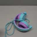 Olyre Kids Headphones, Toddler Headphones with Cord for School Plane Travel, Lightweight Stereo Wired Children Earphones with HD Microphone for Boys Girls for PC Cellphone Tablet(Icy Mint Blue/Purple)
