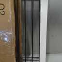 PAWLAND 72 Extra Wide Dog gate for The House, Doorway, Stairs, Freestanding Foldable Wire Pet Gate, Pet Puppy Safety Fence, 30" Height (White, 3 Panels)