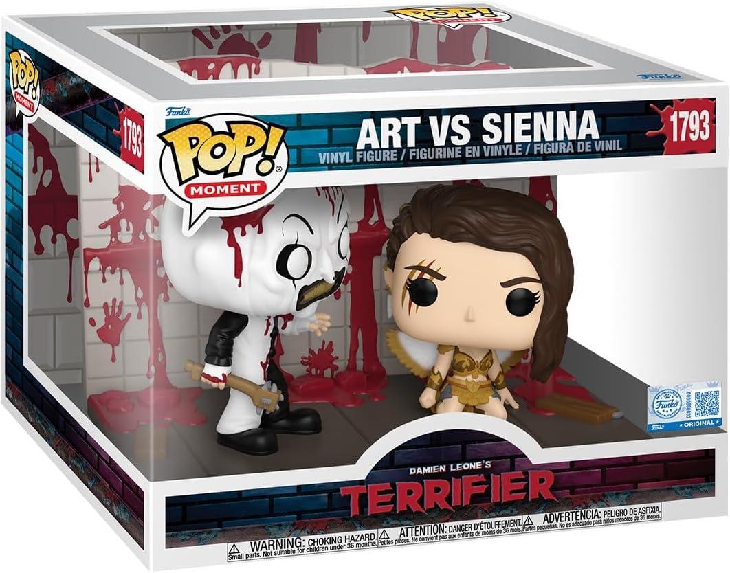 Funko Pop! Moments: Terrifier 2 - Art vs Sienna - Collectable Vinyl Figure - Gift Idea - Official Merchandise - Horror Fans - Model Figure for Collectors and Display