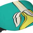 Potato Sport Sun Visor Hat Adjustable Summer Outdoor Travel Beach Ball Cap Empty Top Baseball Cap for Men Women (One Size, Bananas on Green)