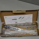 OFFO Bird Spikes with Stainless Steel Base, Durable Bird Spikes Arrow Pigeon Spikes Fence Kit for Keeping Small Bird, Crows and Woodpeckers Away, Covers 10.2 Feet(3.1m)