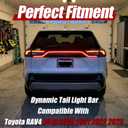Dynamic Tail Light Bar for Toyota RAV4 2019-2023 Rear Dynamic Signal Lamps
